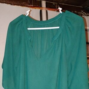 SHEIN Teal Blouse for Women